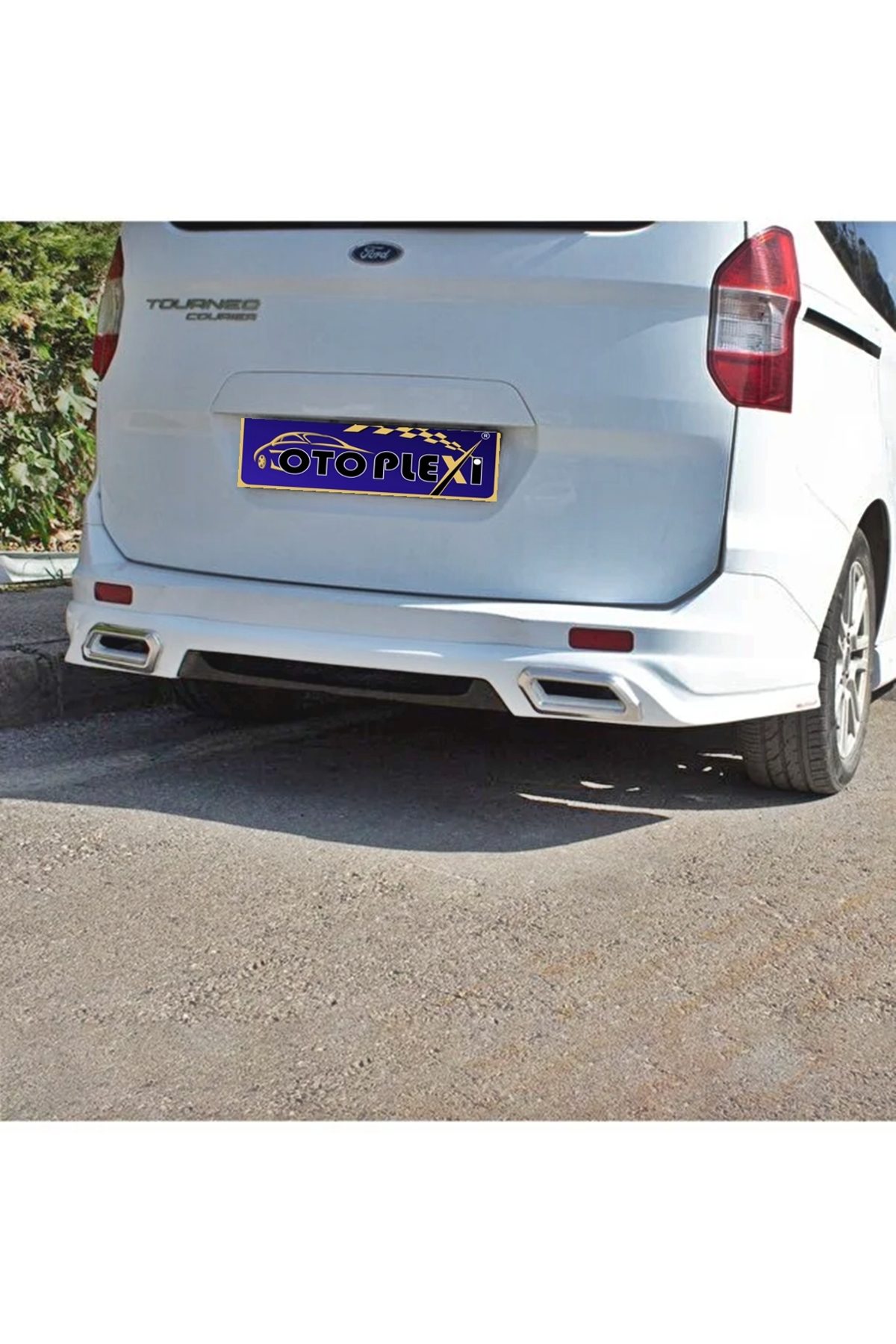 Ford Courier Arka Karlık Arka Tampon Eki Boyasız 2014-2023